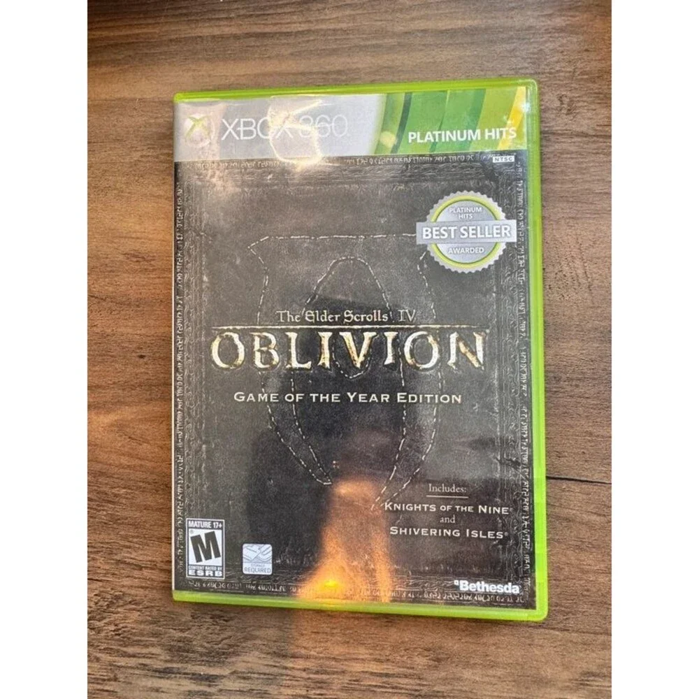 Xbox 360 Oblivion Game of the Year Edition Platinum Hits